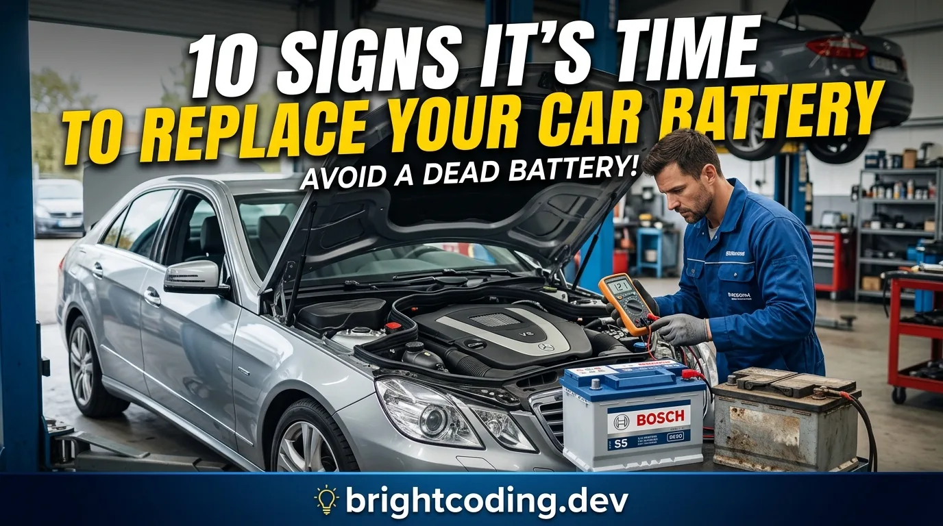 10 Signs It's Time to Replace Your Car Battery