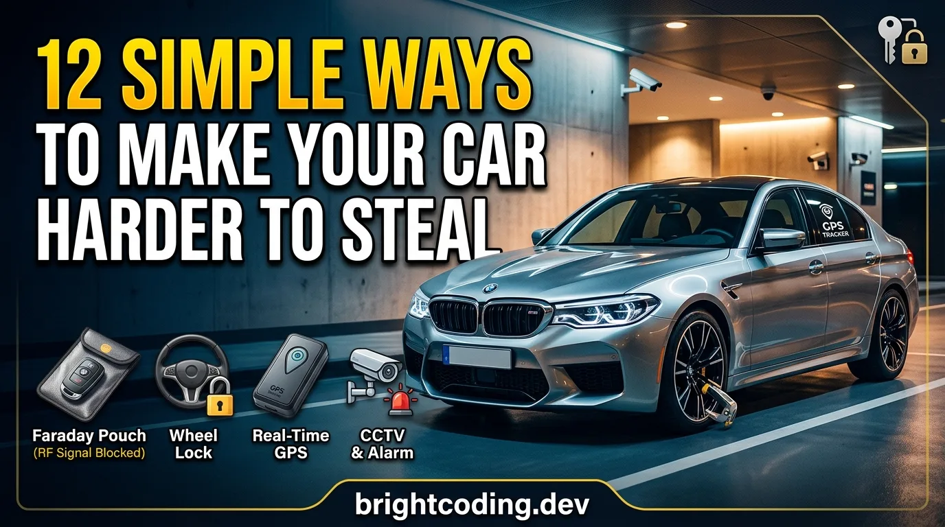12 Simple Ways to Make Your Car Harder to Steal