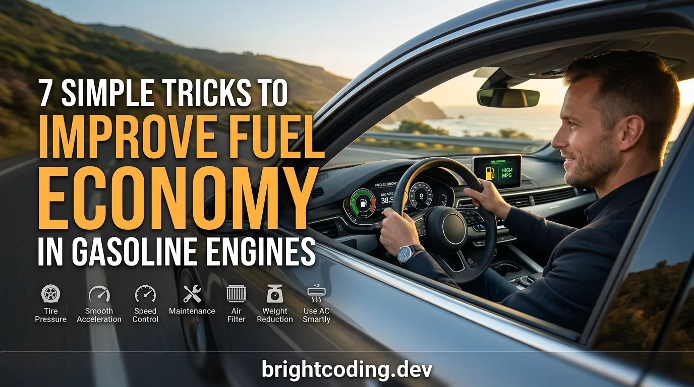 7 Simple Tricks to Improve Fuel Economy in Gasoline Engines