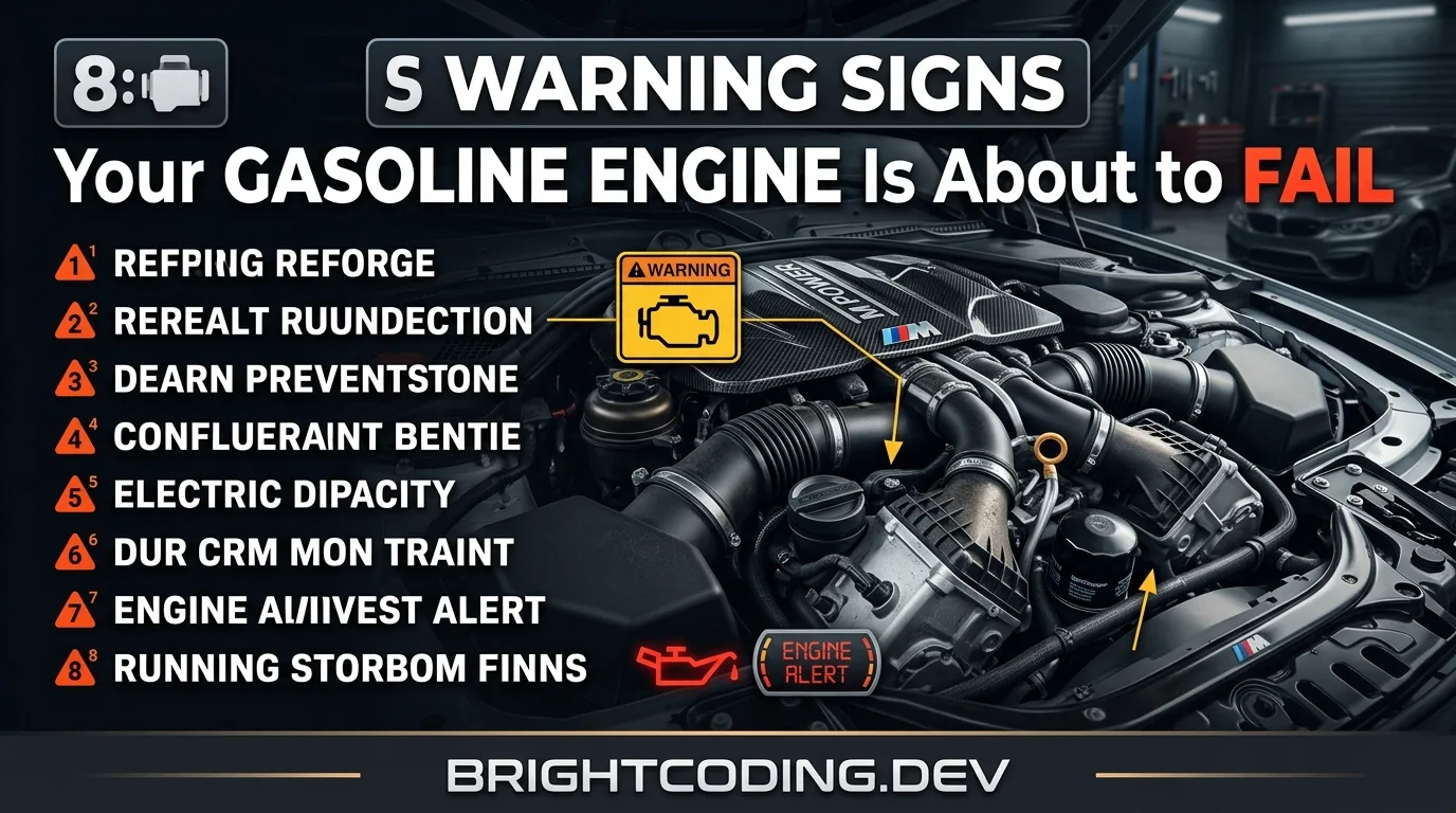 8 Warning Signs Your Gasoline Engine Is About to Fail
