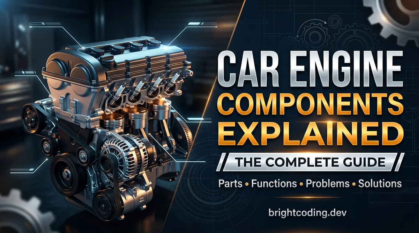 Car Engine Components Explained: The Complete Guide to Parts, Functions, Problems, and Solutions