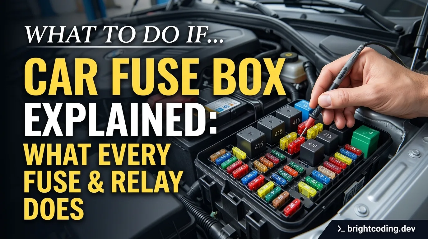 Car Fuse Box Explained: What Every Fuse and Relay Does