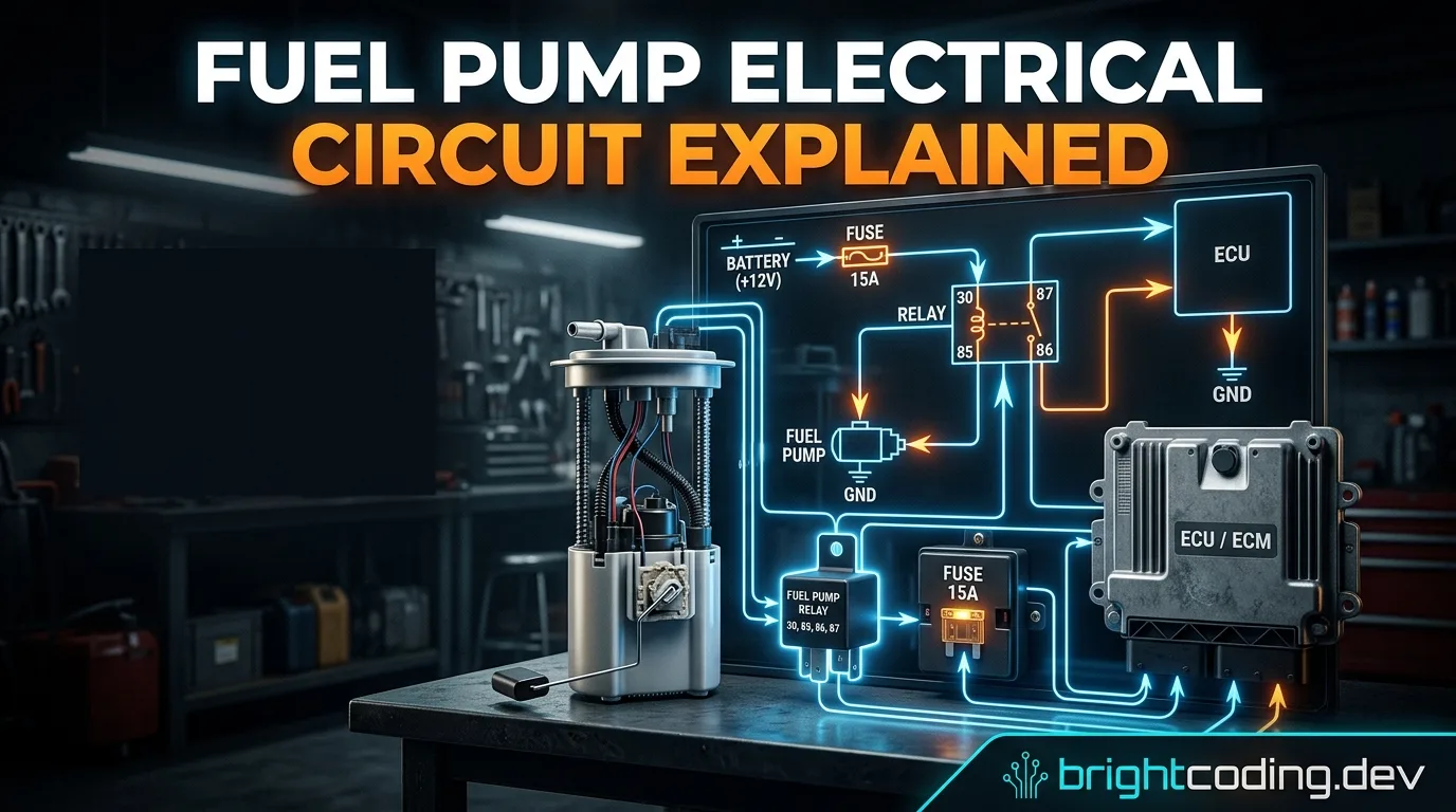 Fuel Pump Electrical Circuit Explained: Wiring Diagram, Relay, Fuse, ECU & Troubleshooting