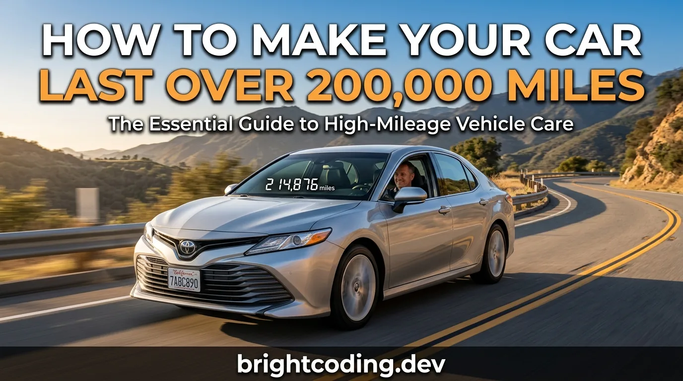 How to Make Your Car Last Over 200,000 Miles