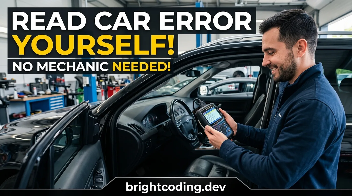 How to Read Car Error Codes Yourself (No Mechanic Needed)
