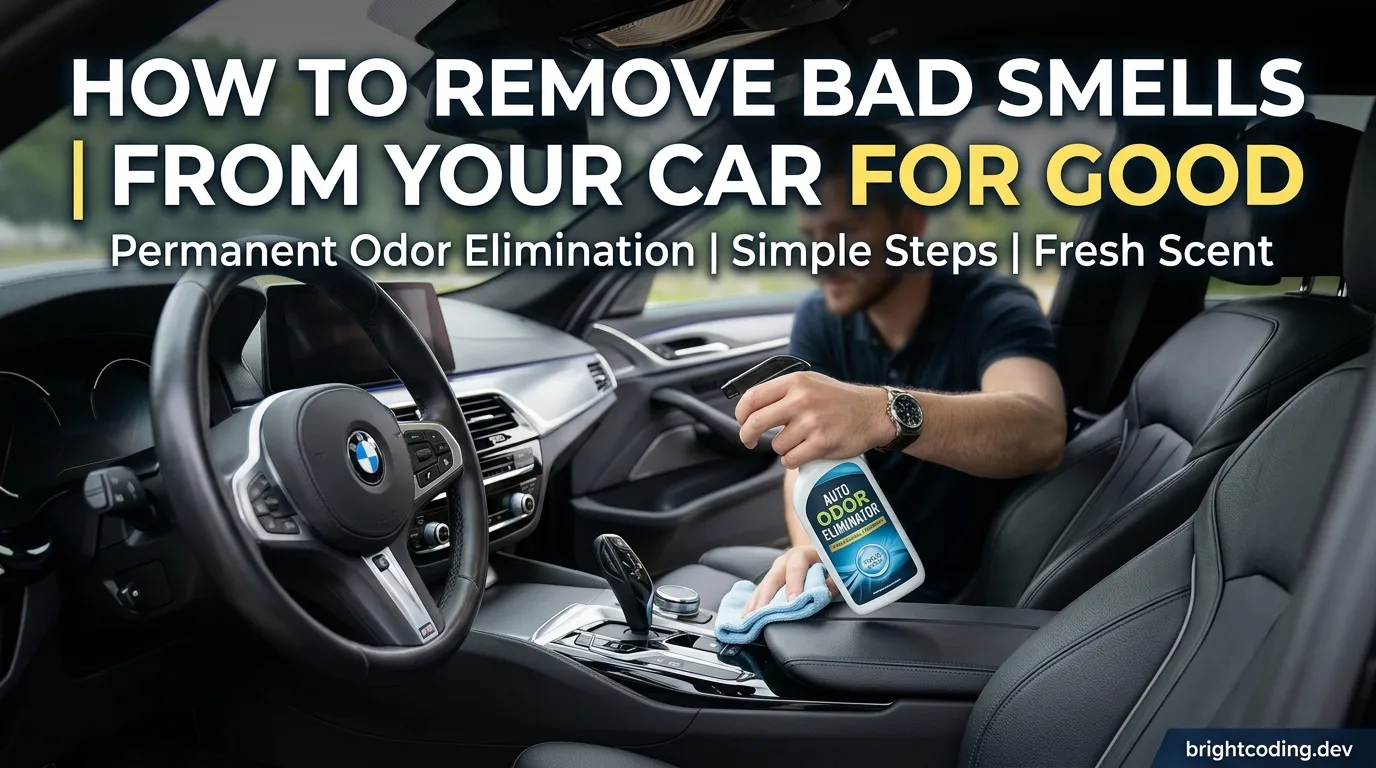 How to Remove Bad Smells From Your Car for Good