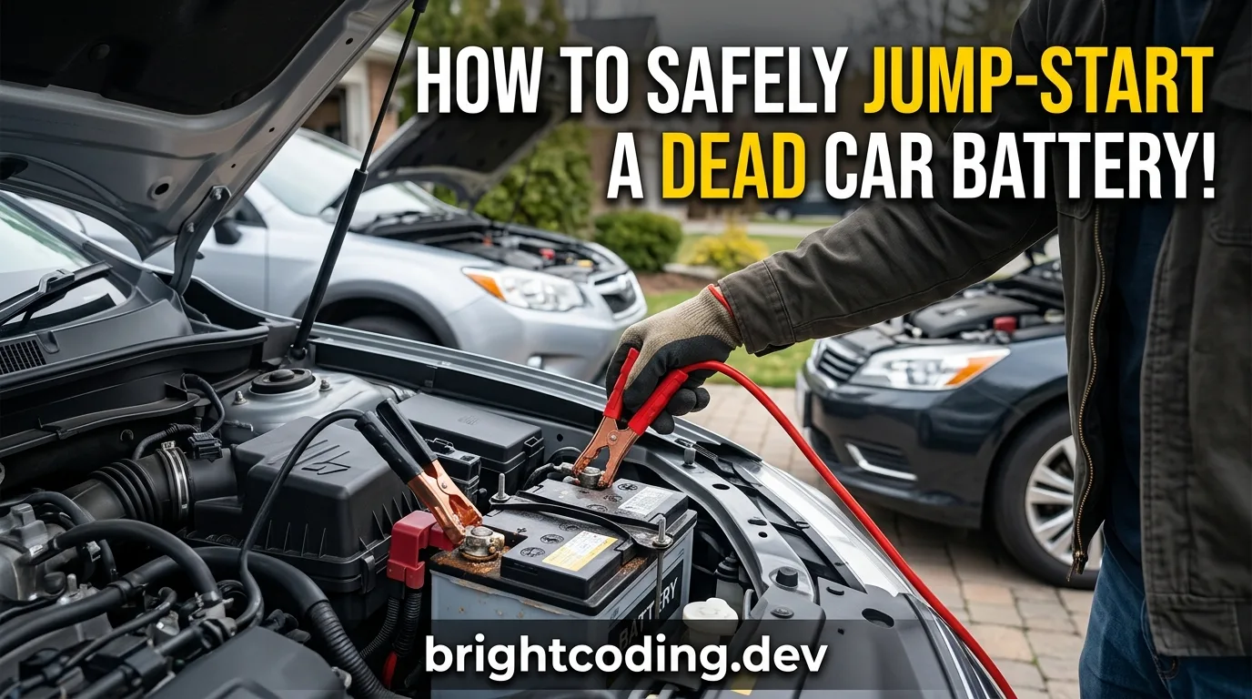 How to Safely Jump-Start a Dead Car Battery